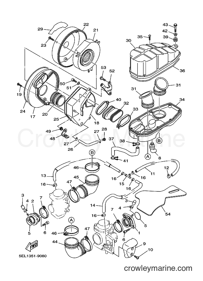 Yamaha Motors XVS1100 (5EL8) [010] - INTAKE