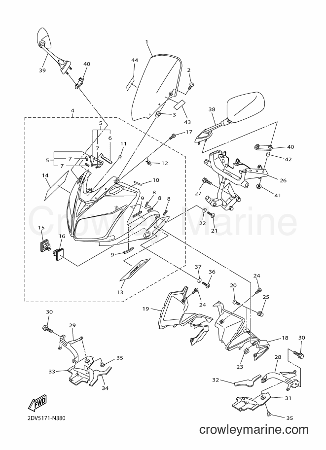 2015 Street Bike FZ1-S - FZ1-S (2DVB) [010] - COWLING 1