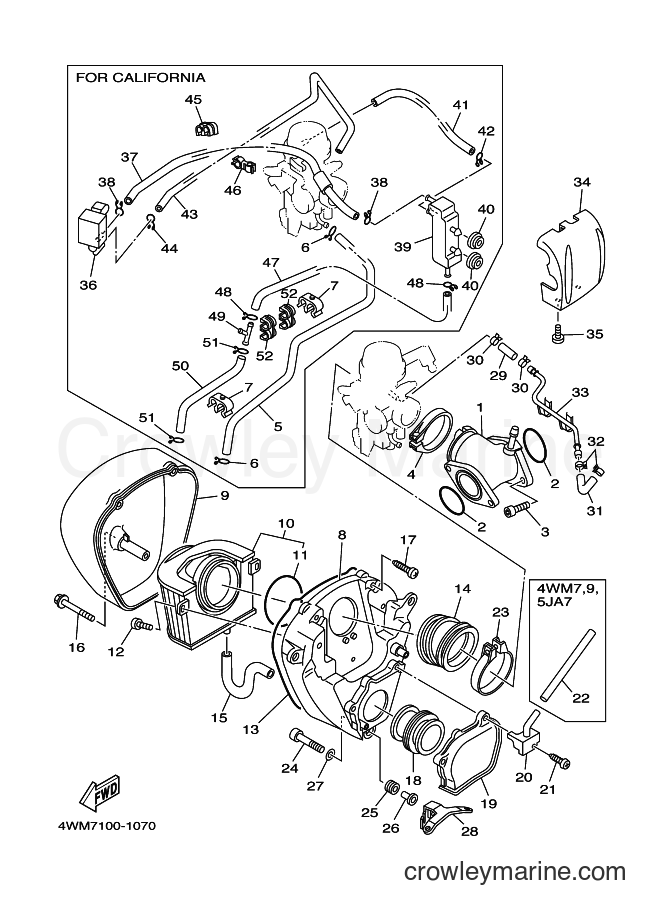 2001 Cruiser XV1600A - XV1600A (4WM9) [010] - INTAKE