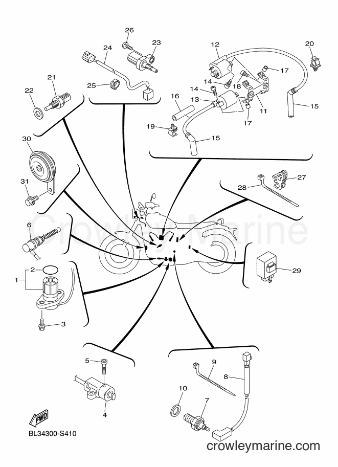 Yamaha Motors XVS950XR-A (BL36) [010] - ELECTRICAL 1