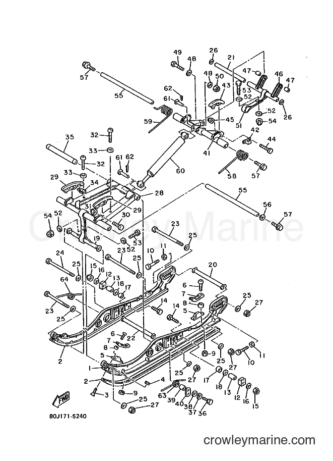 1994 Snowmobile BR250TS - BR250TS (8BC1) [010] - TRACK SUSPENSION 2