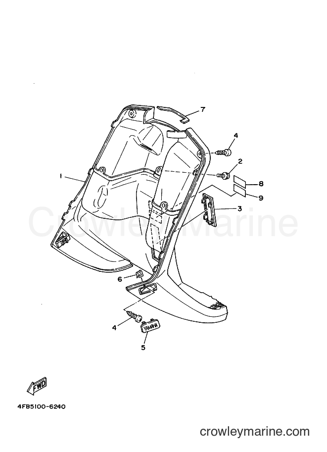 1999 Scooter CY50 - CY50 (3SAA) [010] - LEG SHIELD