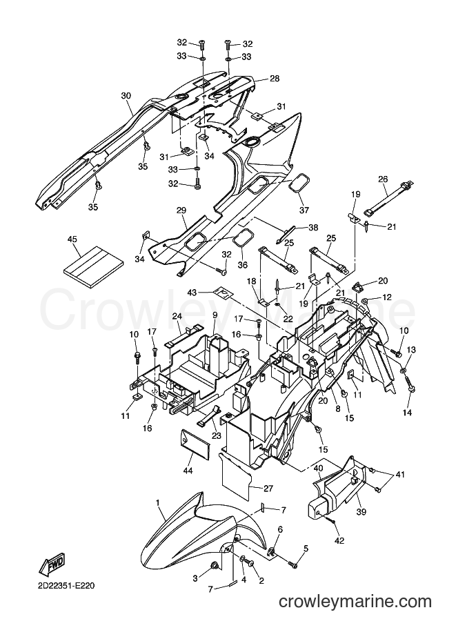 2006 Sport Bike FJR1300AS - FJR1300AS (2D22) [010] - FENDER
