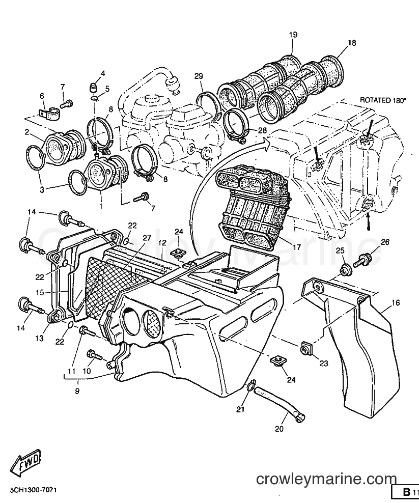 1999 Dirt Bike TT600R - TT600R (5CH2) [040] - INTAKE