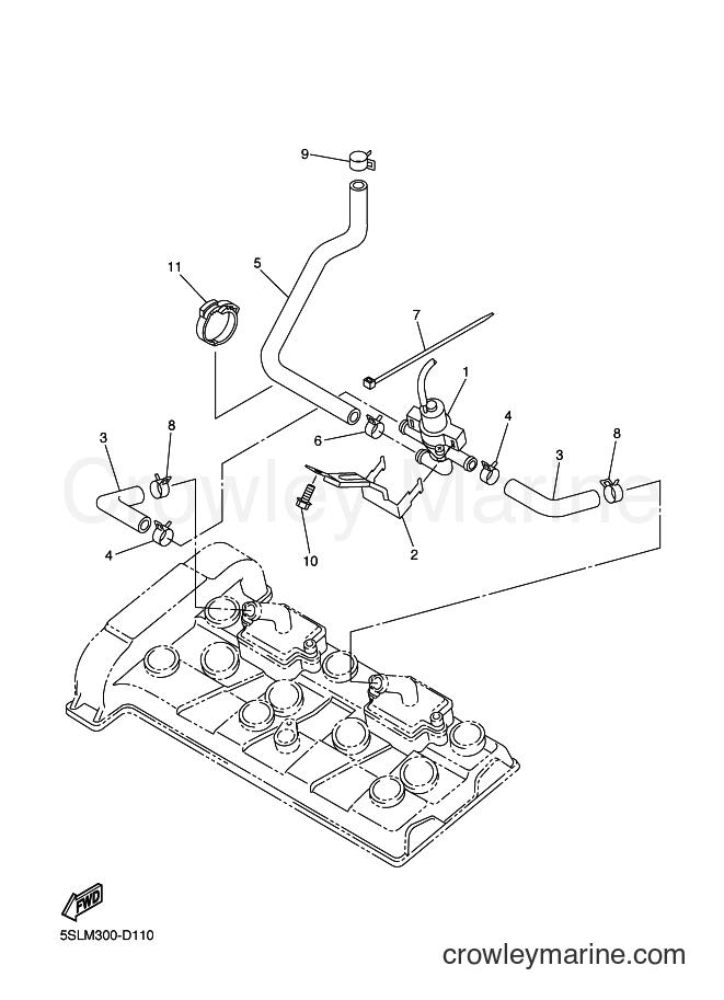 2005 Sport Bike YZF-R6 - YZF-R6 (5SLV) [010] - AIR INDUCTION SYSTEM