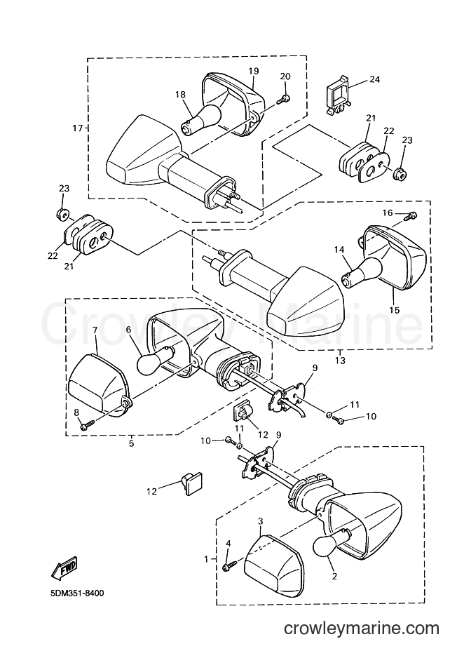 1999 Street Bike FZS600 - FZS600 (5DM4) [100] - FLASHER LIGHT