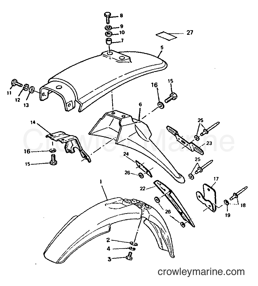 1992 Scooter DT50R - DT50R (4AD2) [999] - FENDER