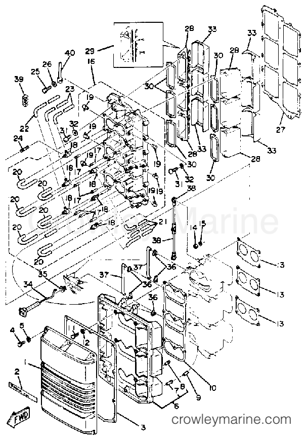Yamaha Motors 175ETXN - INTAKE