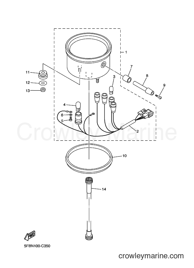 Yamaha Motors XVS650 (3B6T) [010] - METER