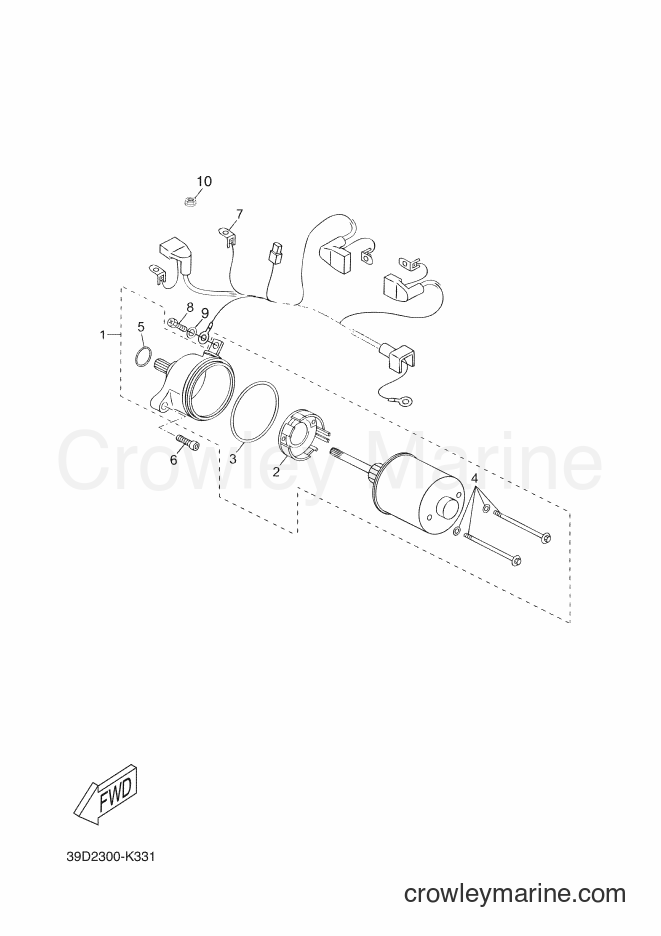 2011 Scooter YP125RA - YP125RA (39D2) [030] - STARTING MOTOR