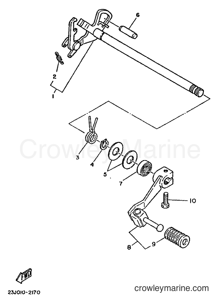 1988 Dirt Bike XT125 - XT125 (2YE1) [99A] - SHIFTER