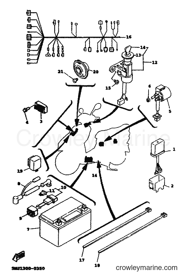 Yamaha Motors XC125A (5MJ7) [010] - ELECTRICAL 1