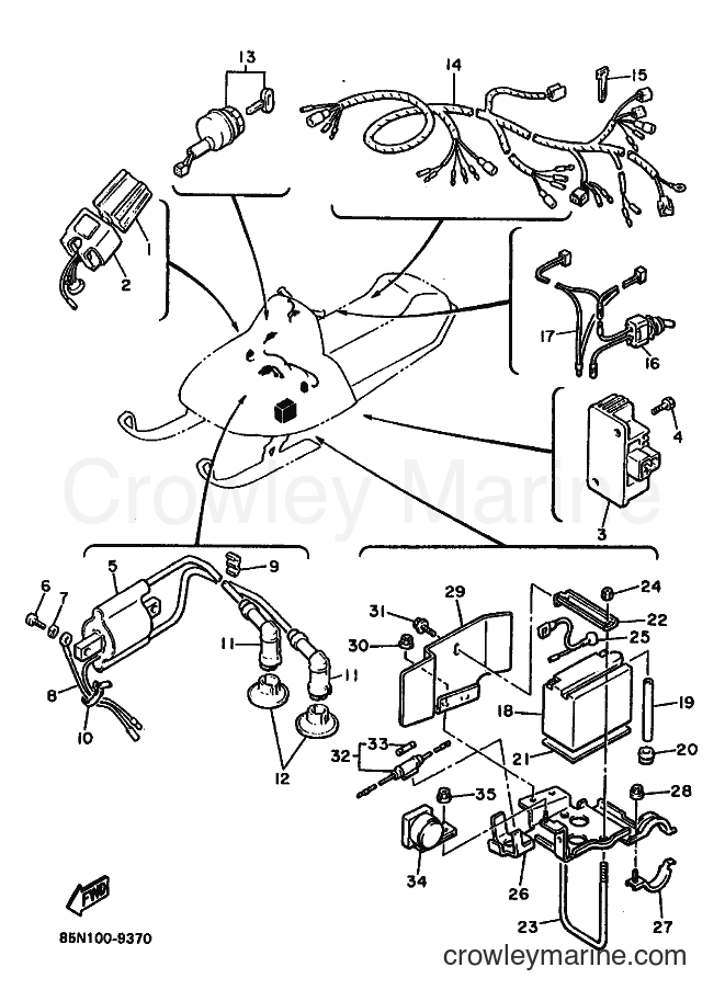 Yamaha Motors CS340 (85N1) [020] - ELECTRICAL 1