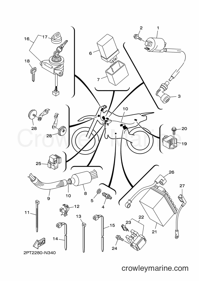 2015 Dirt Bike TT-R125LWE - TT-R125LWE (2PT5) [010] - ELECTRICAL 1