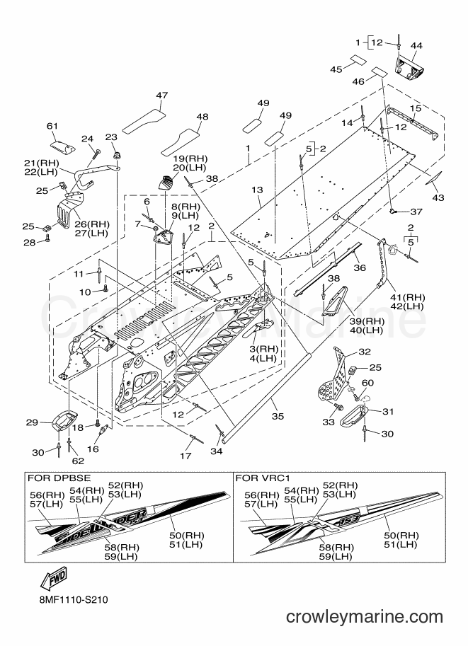 2017 Snowmobile SRS10XL53 - SRS10XL53 (8MF1) [010] - FRAME 2