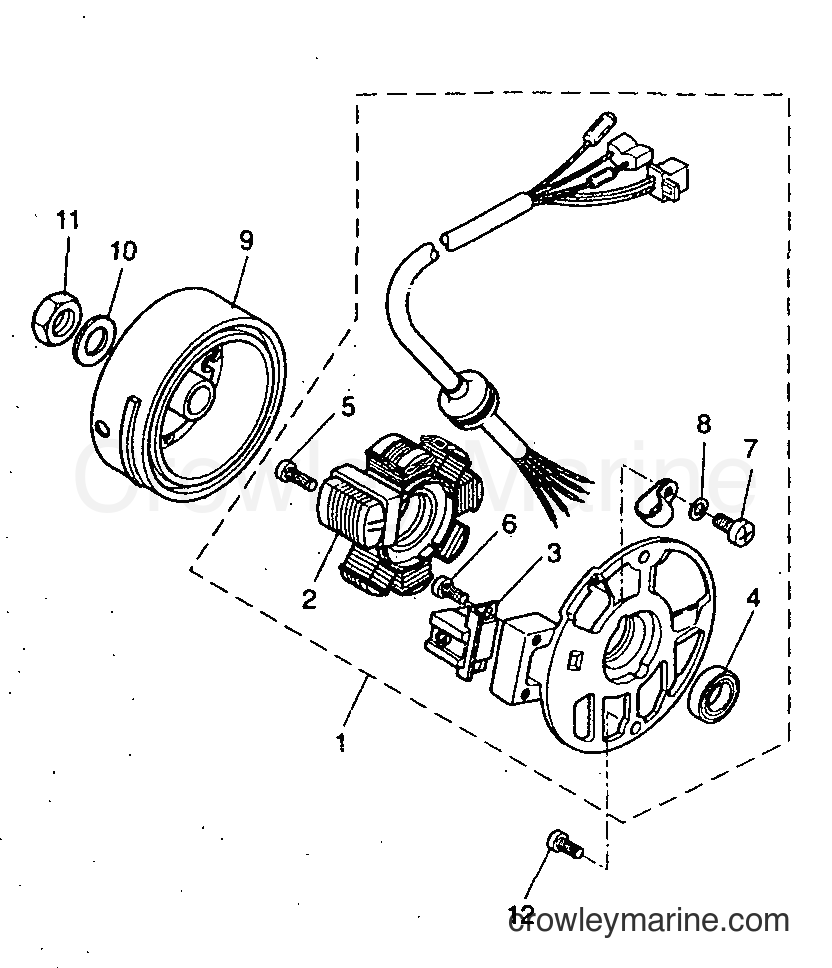 1999 Scooter YH50 - YH50 (5KG1) [010] - GENERATOR