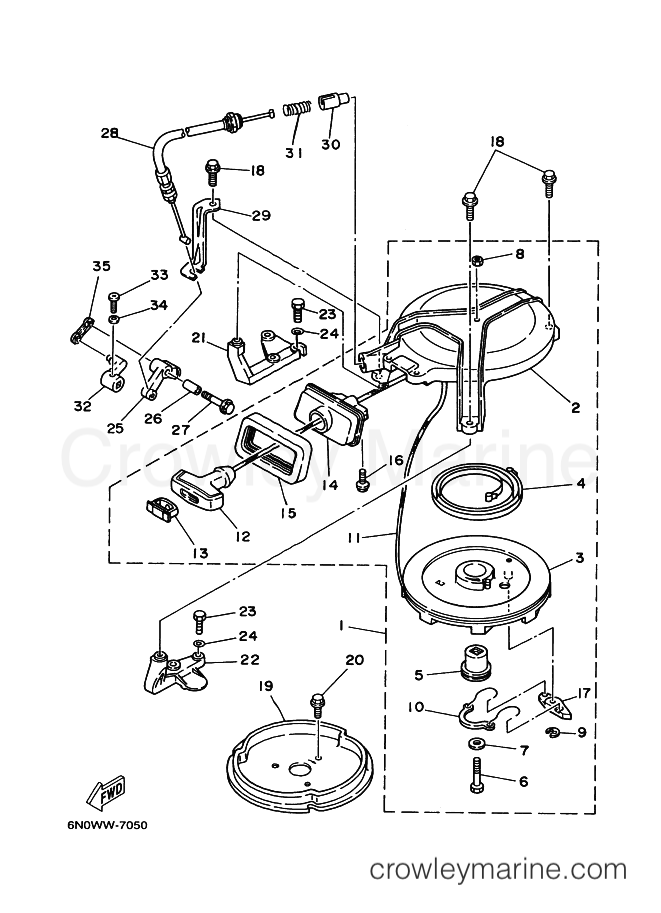 Yamaha Motors 6C (6M8) [99A] - STARTER
