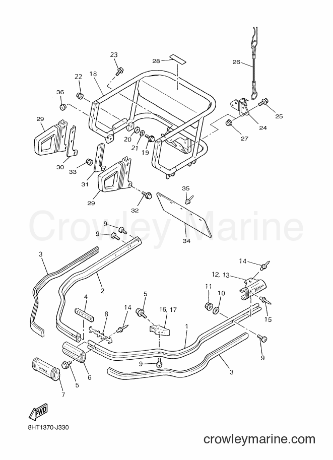 2010 Snowmobile VK540EC - VK540EC (8HT1) [010] - BUMPER