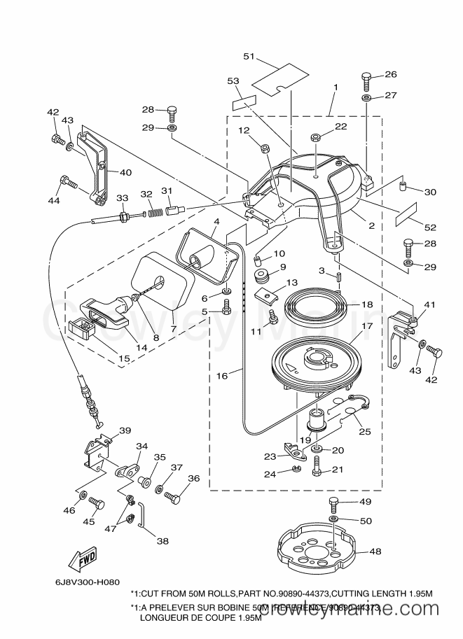 Yamaha Motors 30DETOL (6CT4) [030] - STARTER
