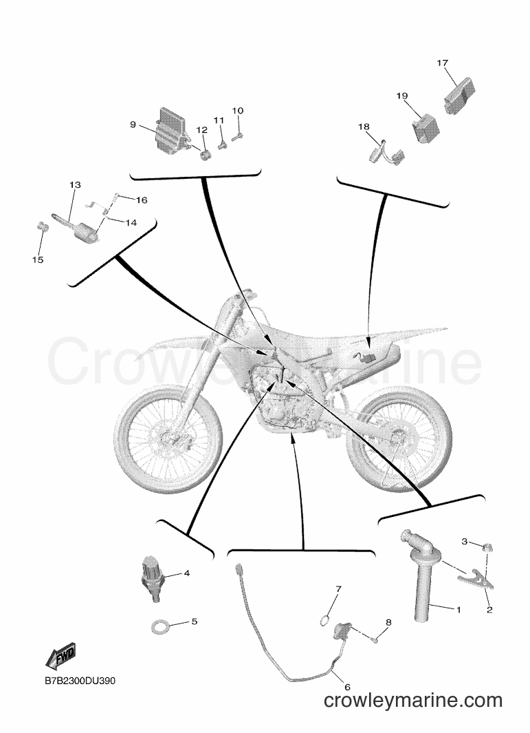2019 Dirt Bike YZ250F - YZ250F (B7B1) [010] - ELECTRICAL 1
