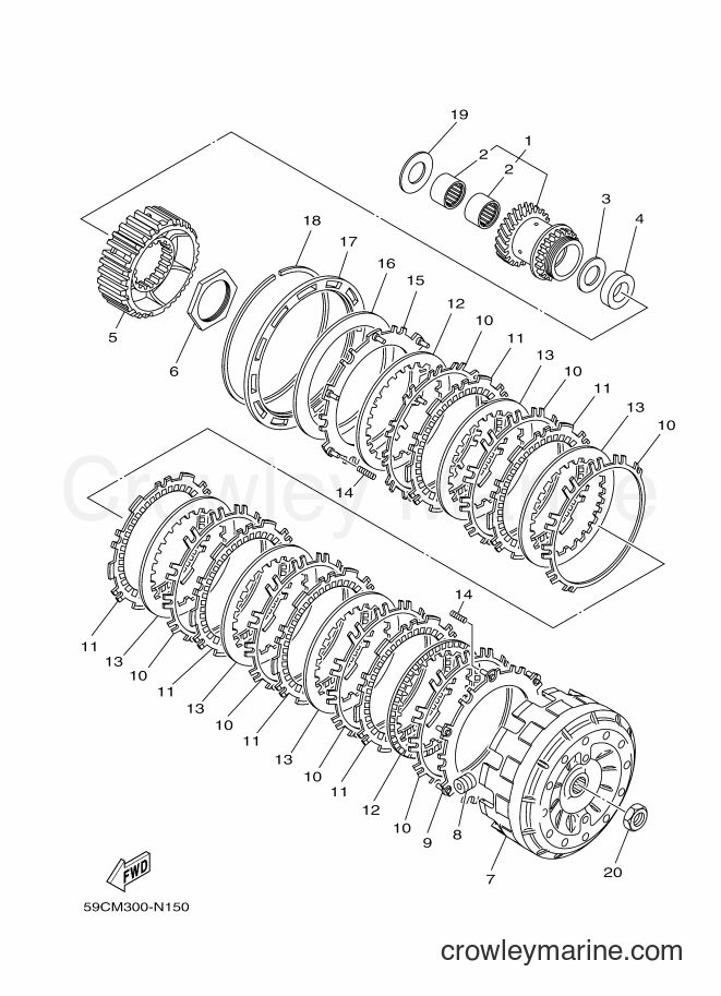 Yamaha Motors XP500 (2PWL) [050] - CLUTCH