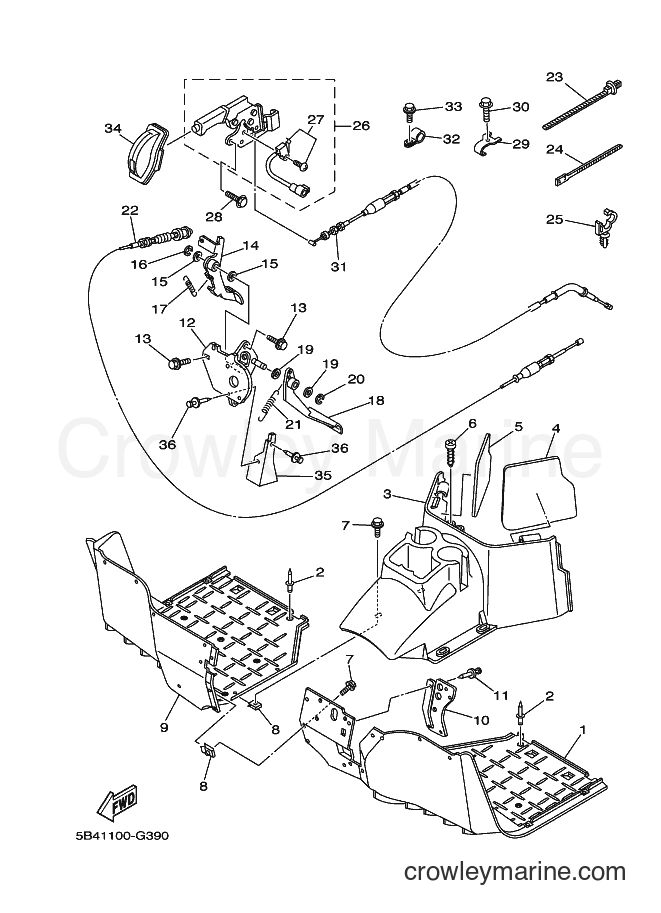 2008 ATV YXR700F - YXR700F (5B4A) [010] - STAND & FOOTREST
