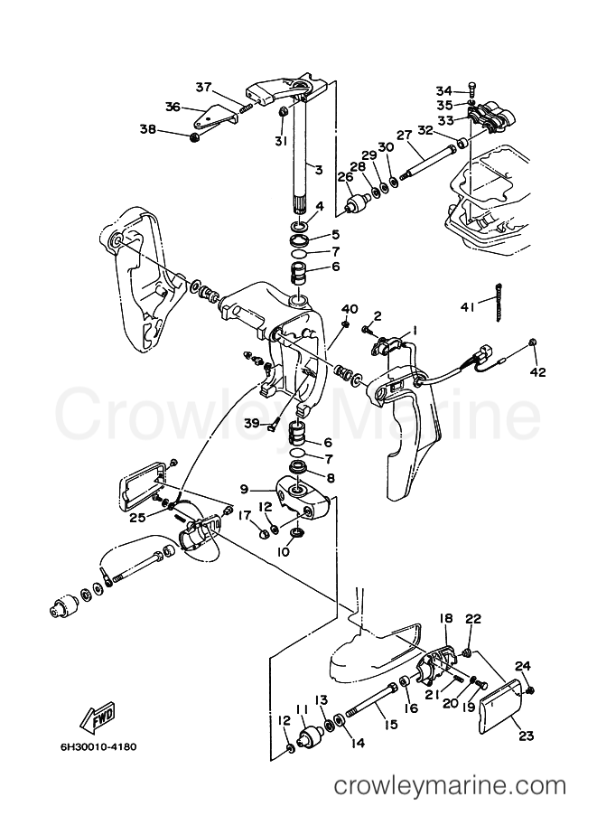 Yamaha Motors 60F (6H25) [030] - BRACKET 4
