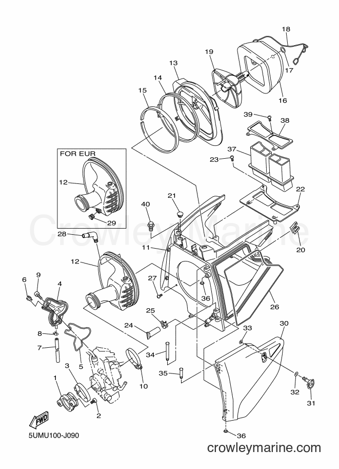 2011 Dirt Bike WR250F - WR250F (1HC2) [010] - INTAKE