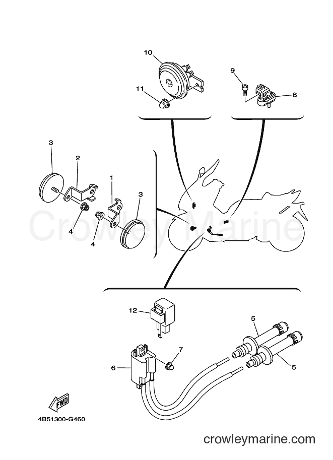 Yamaha Motors XP500 (1LD1) [050] - ELECTRICAL 2