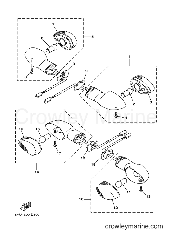 2007 Street Bike MT01 - MT01 (5YU8) [030] - FLASHER LIGHT