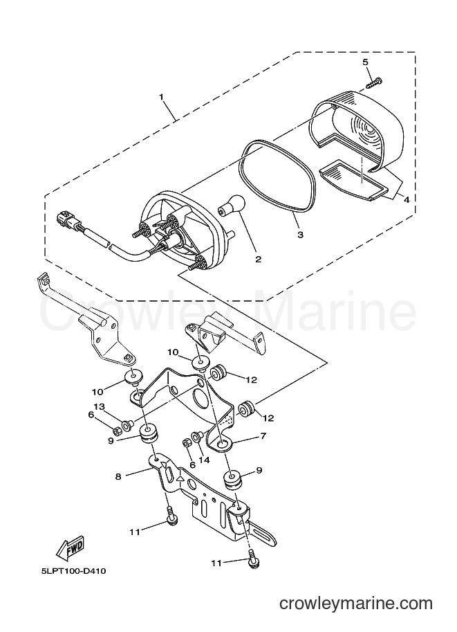 2005 ATV YFM660R - YFM660R (5LPU) [010] - TAILLIGHT 2