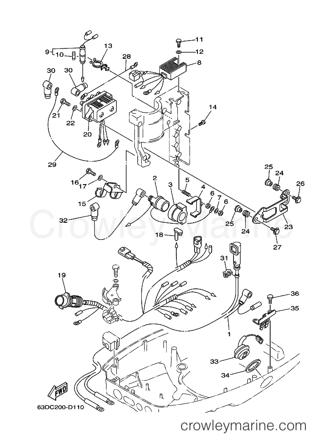 Yamaha Motors 40VEL (63C4) [050] - ELECTRICAL 2