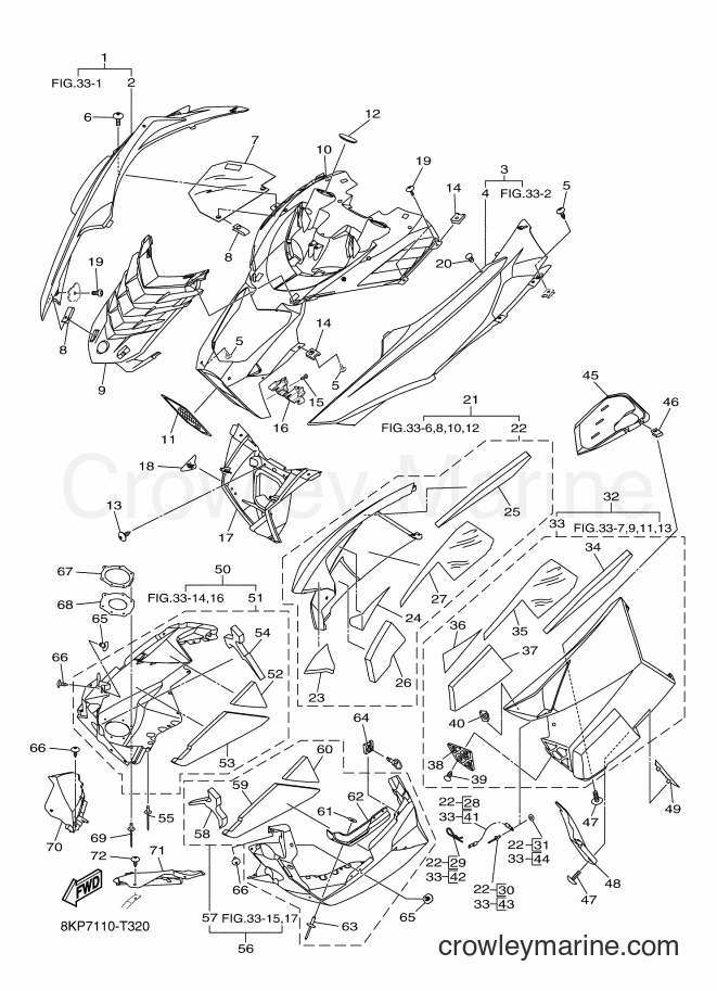 2018 Snowmobile SRV10LL - SRV10LL (8KP7) [010] - SHROUD