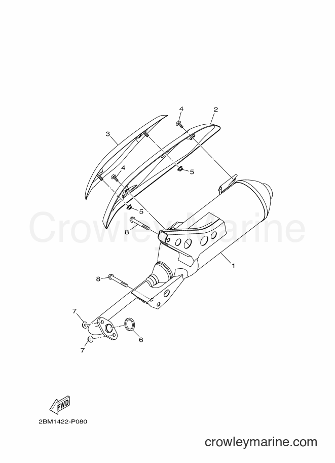 2017 Street Bike LTF125 - LTF125 (2BL9) [010] - EXHAUST