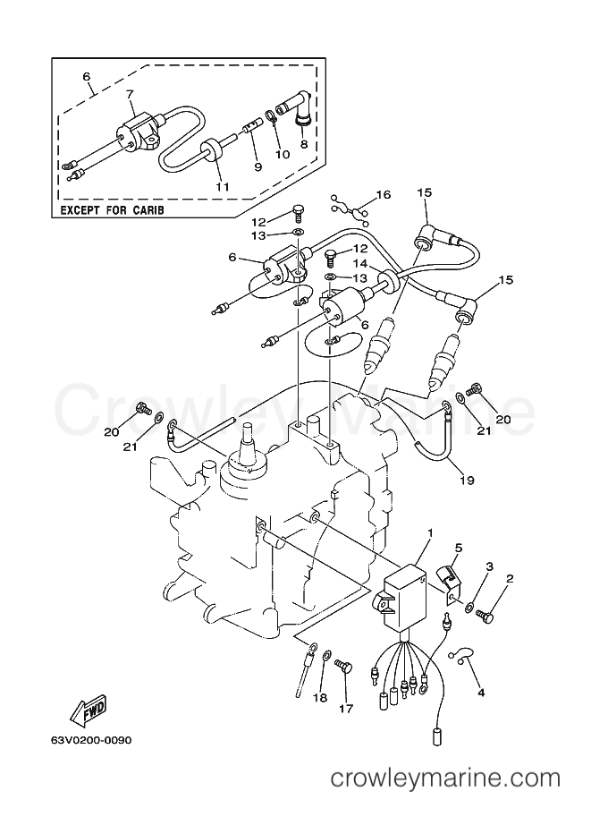 Yamaha Motors 15F (63W0) [12A] - ELECTRICAL 1