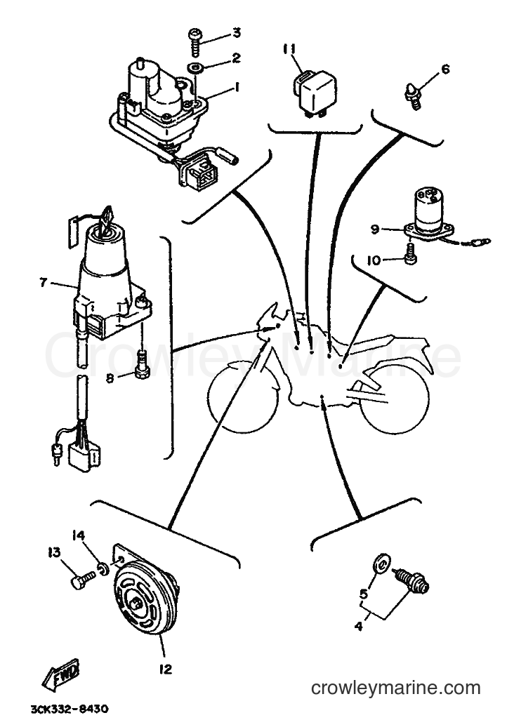1990 Dirt Bike TDR250 - TDR250 (3CK2) [999] - ELECTRICAL 2
