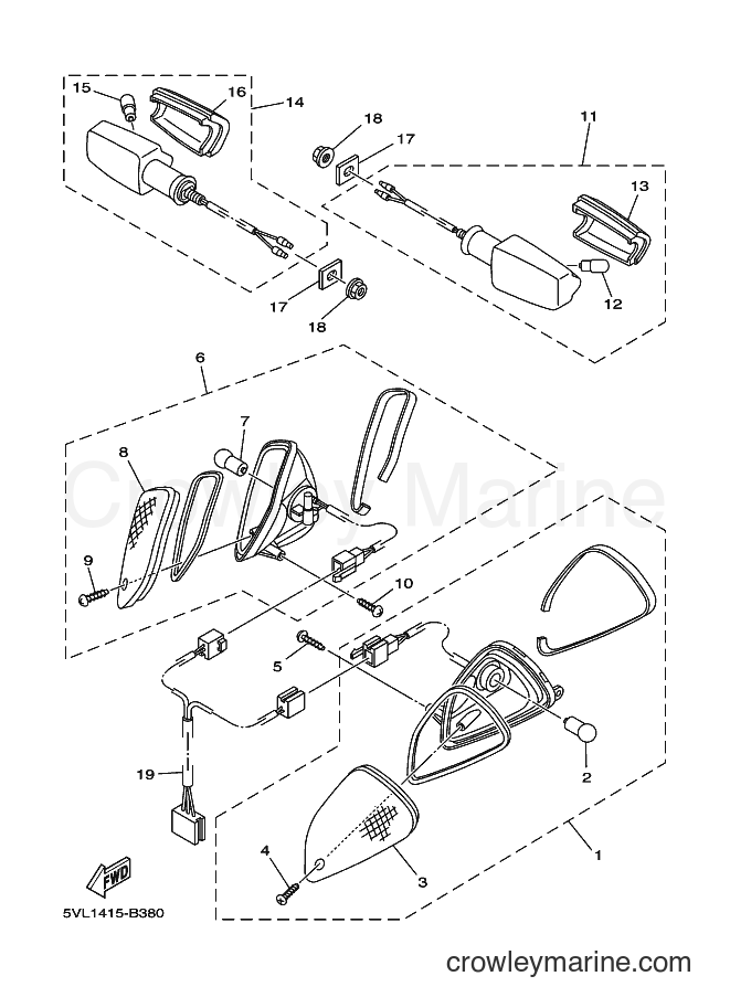 2004 Street Bike YBR125 - YBR125 (2D71) [010] - FLASHER LIGHT
