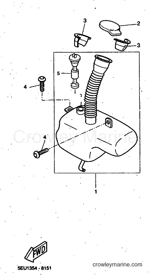 1999 Scooter YH50 - YH50 (5FV1) [010] - OIL TANK