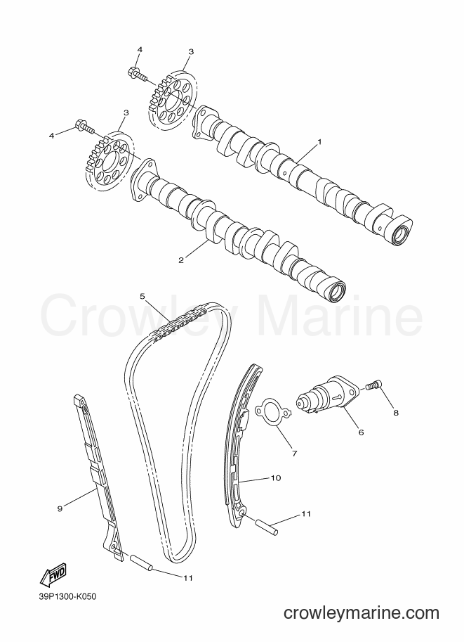 Yamaha Motors FZ8-SA (1BD2) [030] - CAMSHAFT & CHAIN