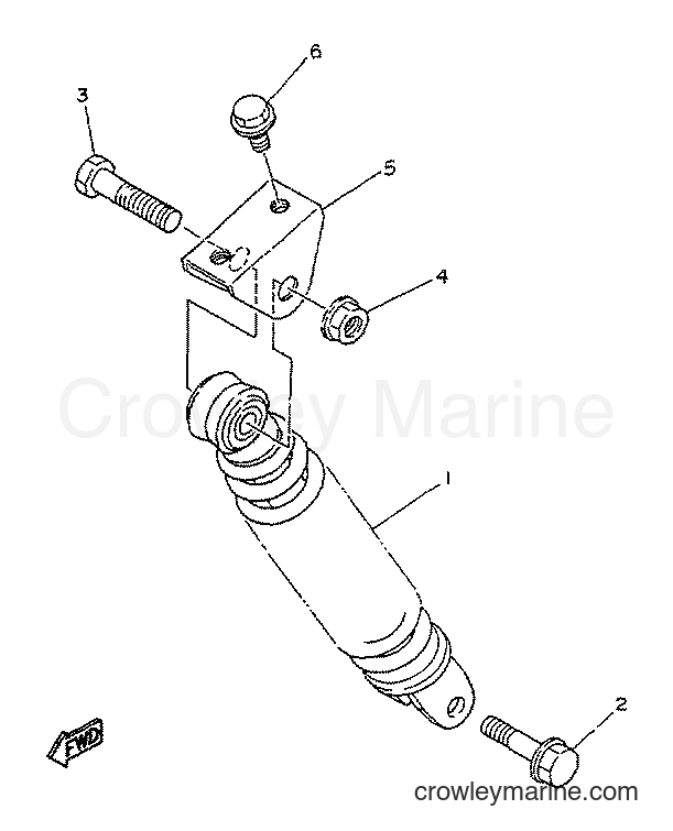 1995 Scooter YA50F - YA50F (4SN2) [999] - REAR SUSPENSION