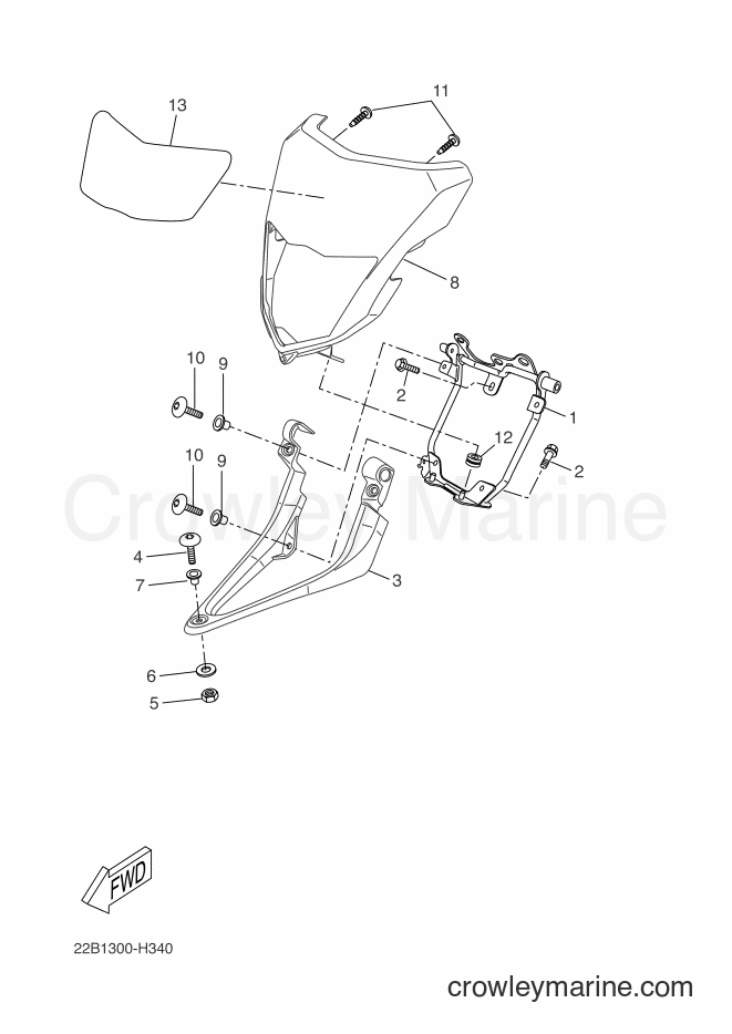 2014 Dirt Bike WR125R - WR125R (22BB) [030] - COWLING 1