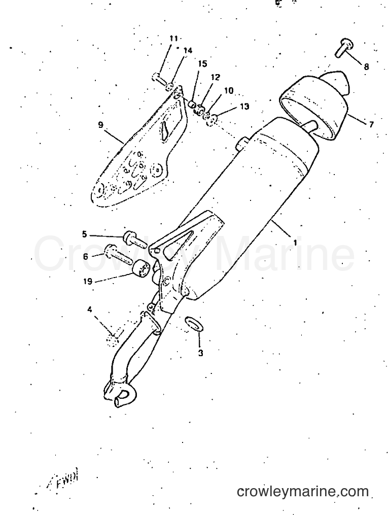 1997 Scooter CW50RS - CW50RS (4TDB) [999] - EXHAUST