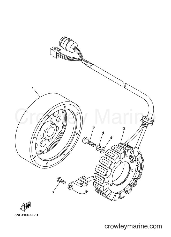 Yamaha Motors YFM350X (5NFA) [020] - GENERATOR