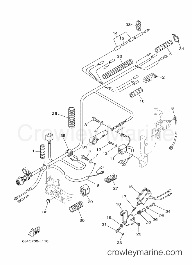Yamaha Motors E40JMHS (6J4C) [080] - ELECTRICAL 3