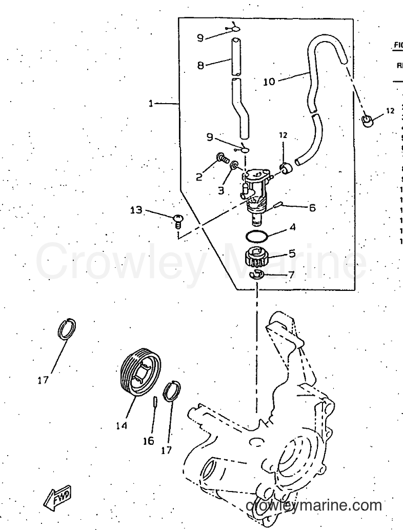 1997 Scooter CW50RSP - CW50RSP (4UR7) [99A] - OIL PUMP