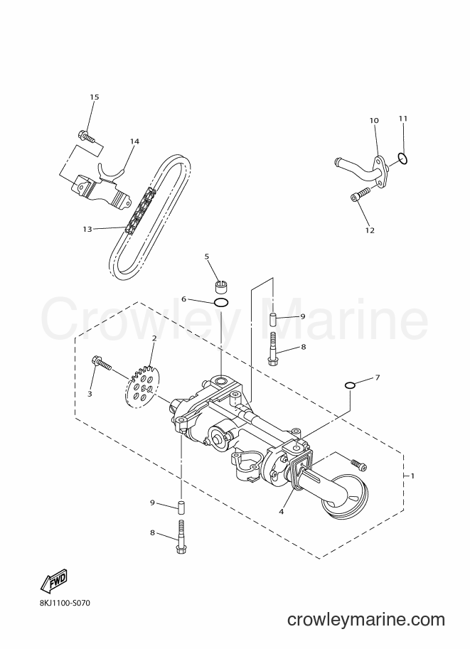 2018 Snowmobile SRS10ML62 - SRS10ML62 (8MT3) [010] - OIL PUMP