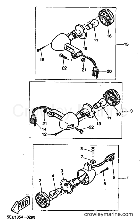 1999 Scooter YH50 - YH50 (5JB2) [030] - FLASHER LIGHT