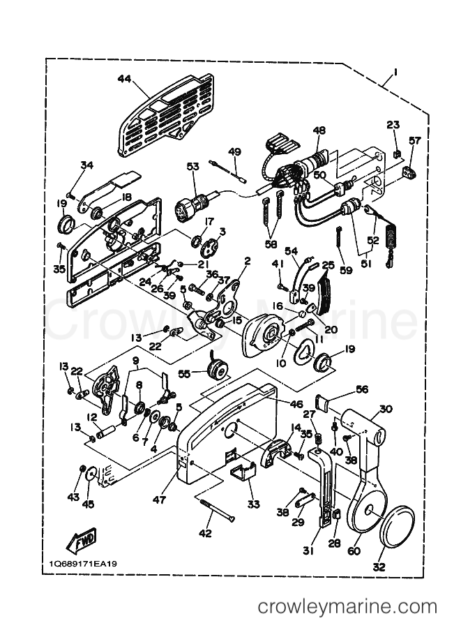 Yamaha Motors 30AE (6890) [010] - REMOTE CONTROL ASSY