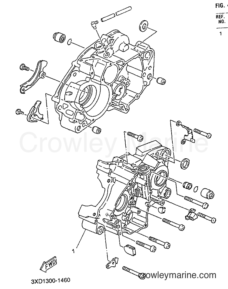 Yamaha Motors TDR125 (3SH2) [999] - CRANKCASE