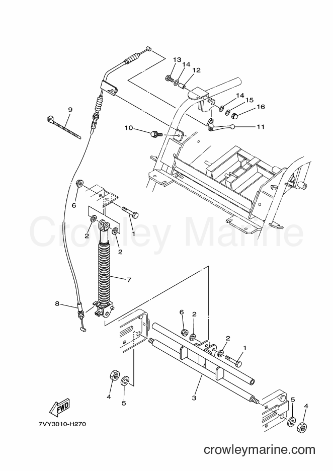 2010 Snowblower YS870JT - YS870JT (7VY3) [010] - TILT AUGA SYSTEM